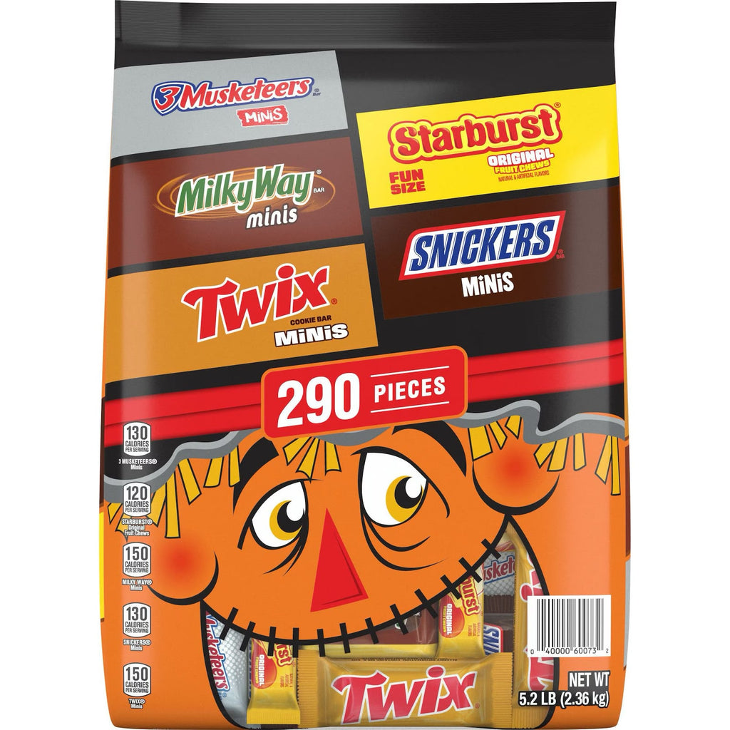 Mars Halloween Variety Pack Candy, 290 pcs.