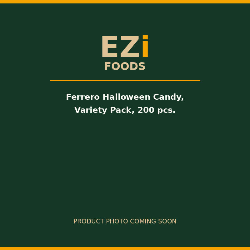 Ferrero Halloween Candy, Variety Pack, 200 pcs.