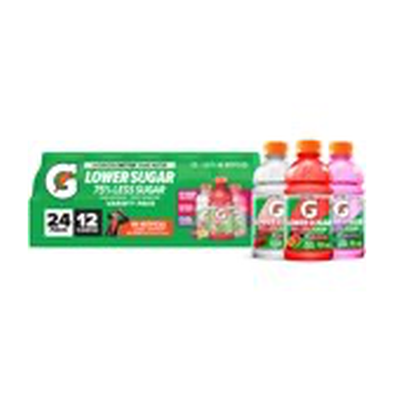 Gatorade Lower Sugar Electrolyte Beverage Variety Pack, 12 fl. oz., 24 pk.