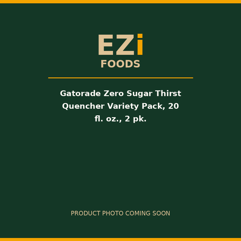Gatorade Zero Sugar Thirst Quencher Variety Pack, 20 fl. oz., 24 pk.
