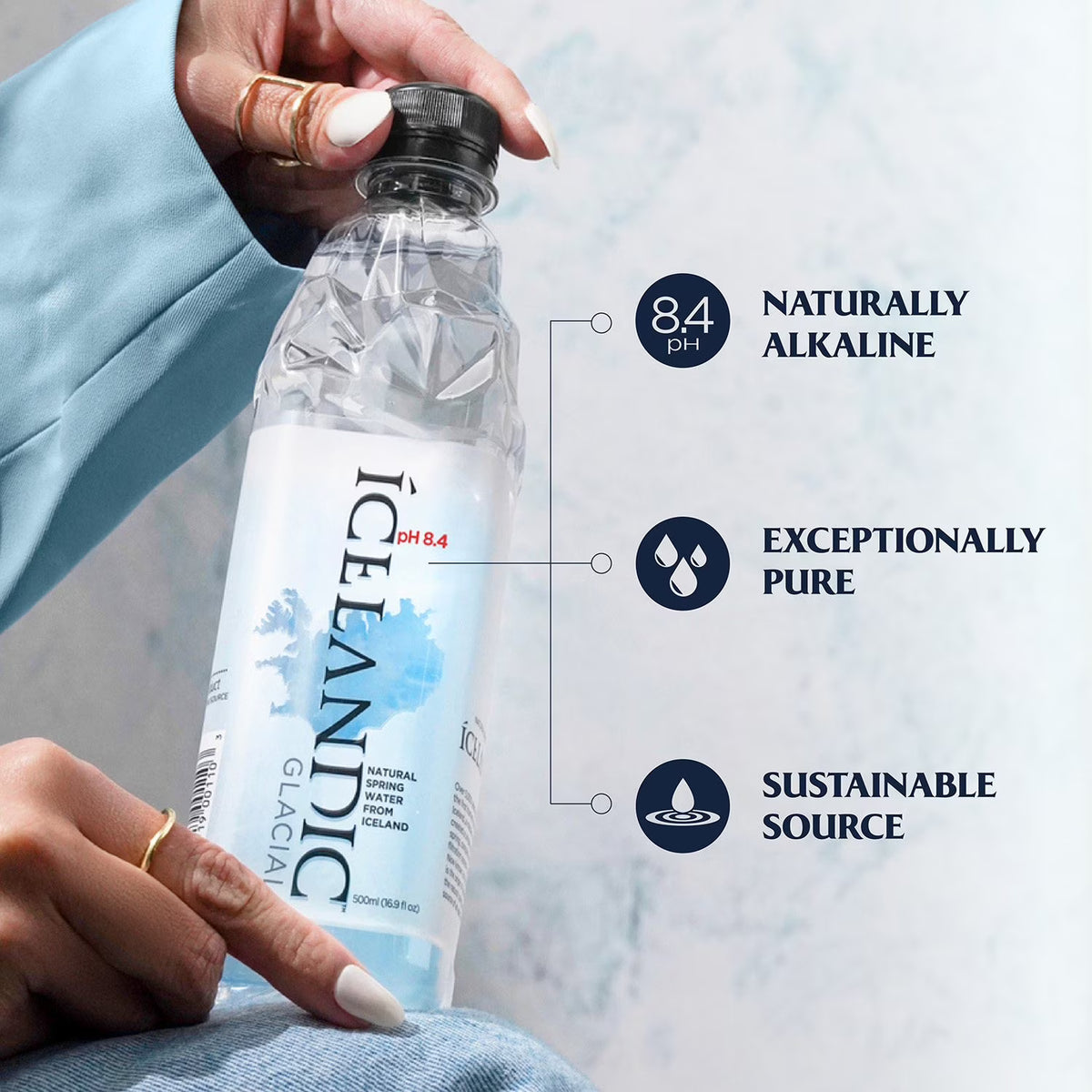 Icelandic Glacial Natural Spring Alkaline Water, 11.1 fl. oz., 30 pk.