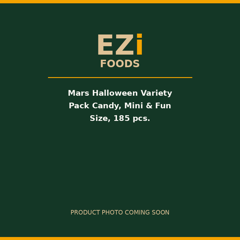 Mars Halloween Variety Pack Candy, Mini & Fun Size, 185 pcs.