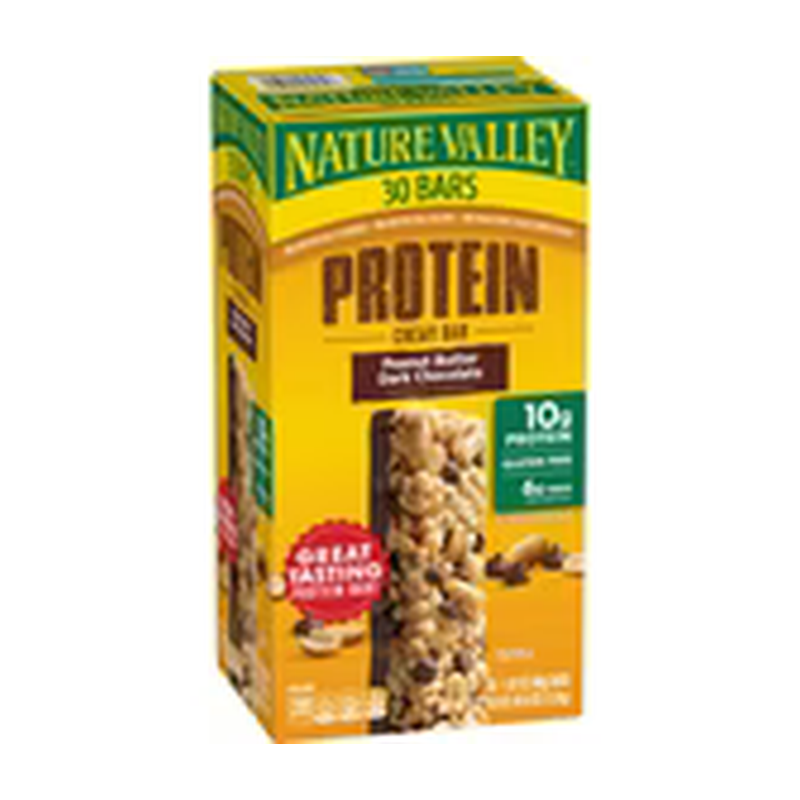 Nature Valley Peanut Butter Dark Chocolate Protein Chewy Bars, 30 ct.