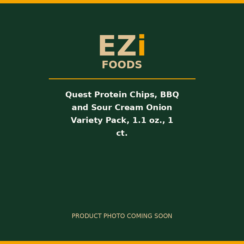 Quest Protein Chips, BBQ and Sour Cream Onion Variety Pack, 1.1 oz., 14 ct.