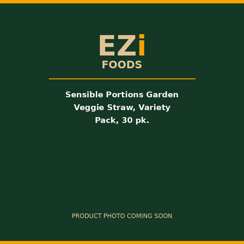 Sensible Portions Garden Veggie Straw, Variety Pack, 30 pk.