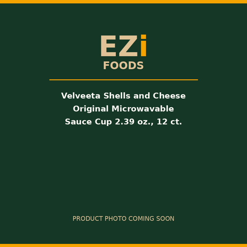 Velveeta Shells and Cheese Original Microwavable Sauce Cup 2.39 oz., 12 ct.